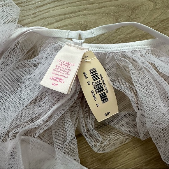 NWT Victoria Secret Fashion Show Dream Angel Rhinestone Set 32C S - Picture 8 of 8